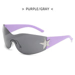 Square Goggle Men Luxury Sun Glasses UV400 Colorful Mirror Sunglasses