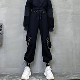 Gothic Cargo Pants High Waisted - Alt Style Clothing