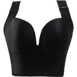 Deep Cup Push Up Bras for Women with Full Back Coverage - Alt Style Clothing