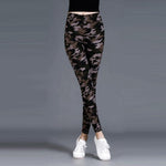 Camouflage women's leggings graffiti style slim - Alt Style Clothing