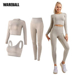 Yoga Set Workout Clothes Athletic Wear Sports Gym Leggings - Alt Style Clothing