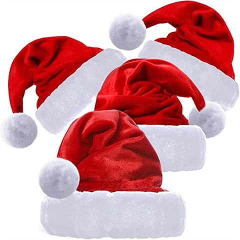 Silk Velvet Christmas Hat