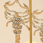 Scorpion Rhinestone Pendant Alloy Drop Earrings - Alt Style Clothing