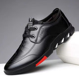 Casual Leather Shoes Comfortable Silp on Shoes - Alt Style Clothing