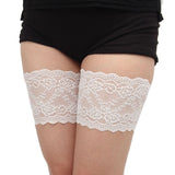 Stylish Geometric Leg Warmers with Anti-Chafing Thigh Bands and Non-Slip Silicon Grip for Women - Alt Style Clothing