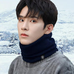 Windproof Warm Knitted Plush Thicken Wool Protect The Neck Pullover Scarf