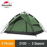 One-touch Tent 3-4 Person Travel Festival Sun Shelter Portable Tent - Alt Style Clothing