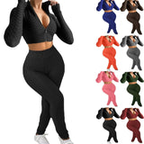 Lady Sportswear 2pcs Yoga Sport Suit Gym Fitness Set - Alt Style Clothing