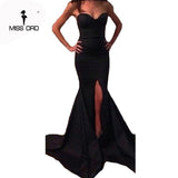 Wrapped Chest Asymmetric Maxi Party Dress - Alt Style Clothing