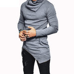 Long Sleeve Sweatshirt For Men With Turtleneck Sweatshirt Top Hoodie - Alt Style Clothing