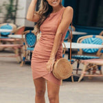 Sundress Sleeveless Mini Bodycon Dress - Alt Style Clothing