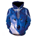 Wolf Animal 3D Printed Hooded Hoodie - Alt Style Clothing