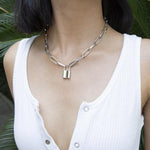 Chain Toggle Clasp Necklace - Alt Style Clothing