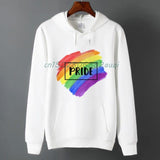 Pride LGBT Gay Love Lesbian Rainbow Fleece Hoodie - Alt Style Clothing