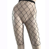 Black Sexy Short Fishnet Pantyhose - Alt Style Clothing