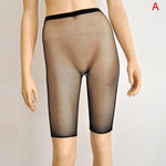 Black Sexy Short Fishnet Pantyhose - Alt Style Clothing