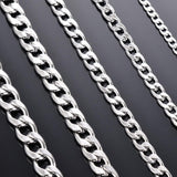Curb Cuban Link Chain Necklace - Alt Style Clothing