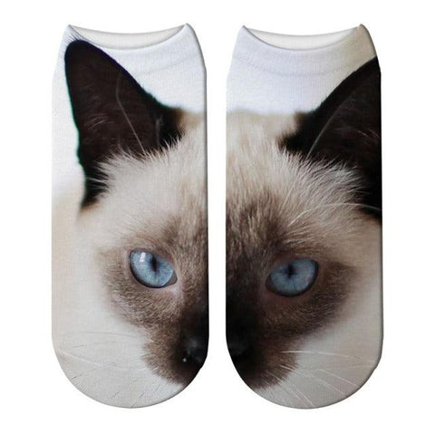 Printed Casual Winter Socks for Women with 3D Print Design - Alt Style Clothing