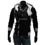 Cardigan Hoodie Men Fashion Sportswear Long Sleeve Slim Tracksuit Jacket - Alt Style Clothing