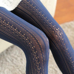 Helisopus Sexy Lace Knitted Cotton Tights - Alt Style Clothing