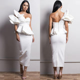 Missord Elegant Club Bodycon Off Shoulder Bandage Dress - Alt Style Clothing
