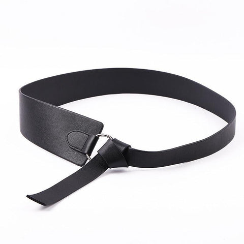 Wide PU Leather Corset Belt - Alt Style Clothing