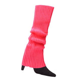 Women 80s Fluorescent Neon Colored Knit Leg Warmers - Alt Style Clothing
