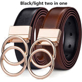 Switch Up Your Style with Beltox Reversible Leather Belt - Alt Style Clothing