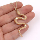 Snake Pendant Necklace - Alt Style Clothing