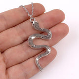 Snake Pendant Necklace - Alt Style Clothing