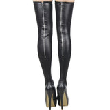 Pole Dance Sexy Stockings Lingerie Hot Night Club PVC Leather - Alt Style Clothing