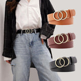 PU Leather Metal Buckle Heart Pin Waist Belt - Alt Style Clothing