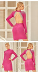 Edgy Adyce Tassel Backless Mini Club Dress for Alternative Fashionistas - Alt Style Clothing