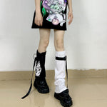 Punk Gothic Black Leg Warmer - Alt Style Clothing