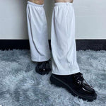 Lady Hipster Black White Calf-length Jk Streetwear - Alt Style Clothing