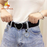 Genuine leather ladies high quality alloy love pin buckle fashion retro belt dress jeans decorative ladies cute belts 2021 New - Alt Style Clothing