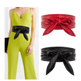 Lace Up Belt New Bowknot Longer Wide Bind Waistband - Alt Style Clothing