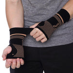 Copper Professional Wristband For Sports Safety - Alt Style Clothing