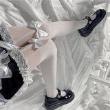 Hot Girl Bone Bow Socks Streetwear - Alt Style Clothing