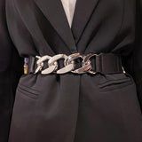 Elastic Metal Waist Belt - Alt Style Clothing