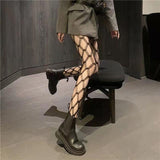 Long Fishnet Body Stockings Fish Net Pantyhose Mesh Nylon Tights Lingerie - Alt Style Clothing