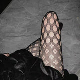 Long Fishnet Body Stockings Fish Net Pantyhose Mesh Nylon Tights Lingerie - Alt Style Clothing