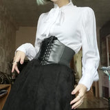 Wide Belt Pu Leather Slimming BodyCorset Belts - Alt Style Clothing